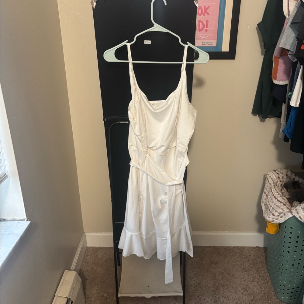 Amazon Women's White Mini Dress